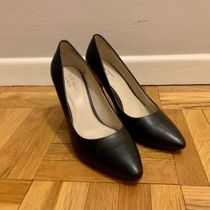 Cole Haan Black Leather Heels Size 6.5